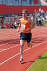 Dan Jenkin (Durham City) wins the 5000 metres.